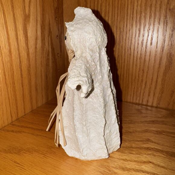 Vintage Broomsnickle Ghost Pumpkin Figurine Linda Lindquist Baldwin Enesco 1997 - Picture 6 of 10